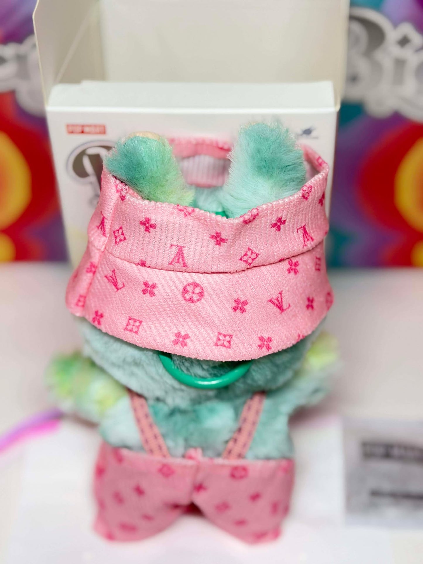 SERENITY - Labubu Big Into Energy Plush β Pink Outfit | POP MART Authentic