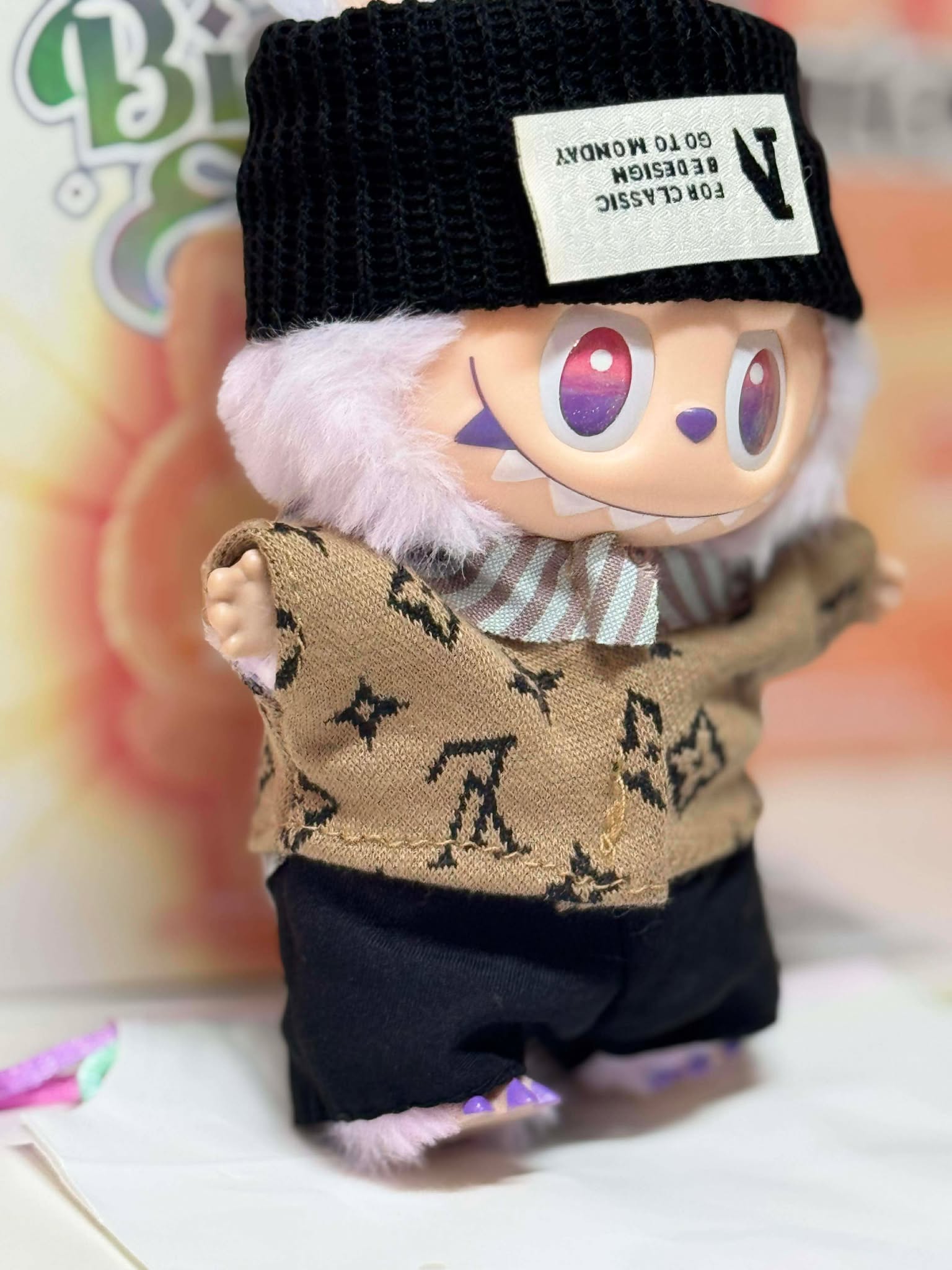 POP MART Labubu Big Into Energy – Luck w/ Outfit | Authentic Designer Toy