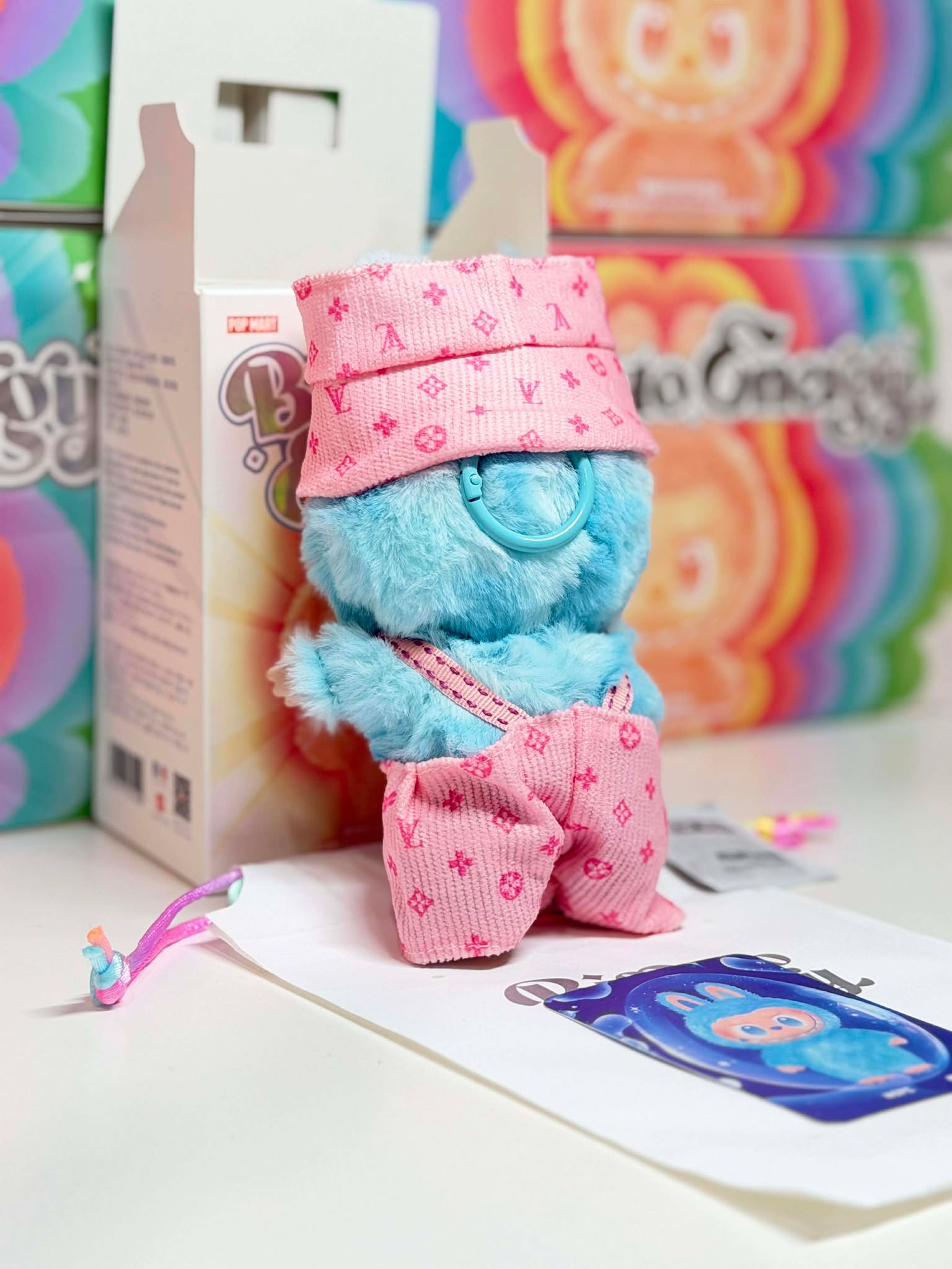 HOPE - Labubu Big Into Energy Plush – Pink Outfit | POP MART Authentic
