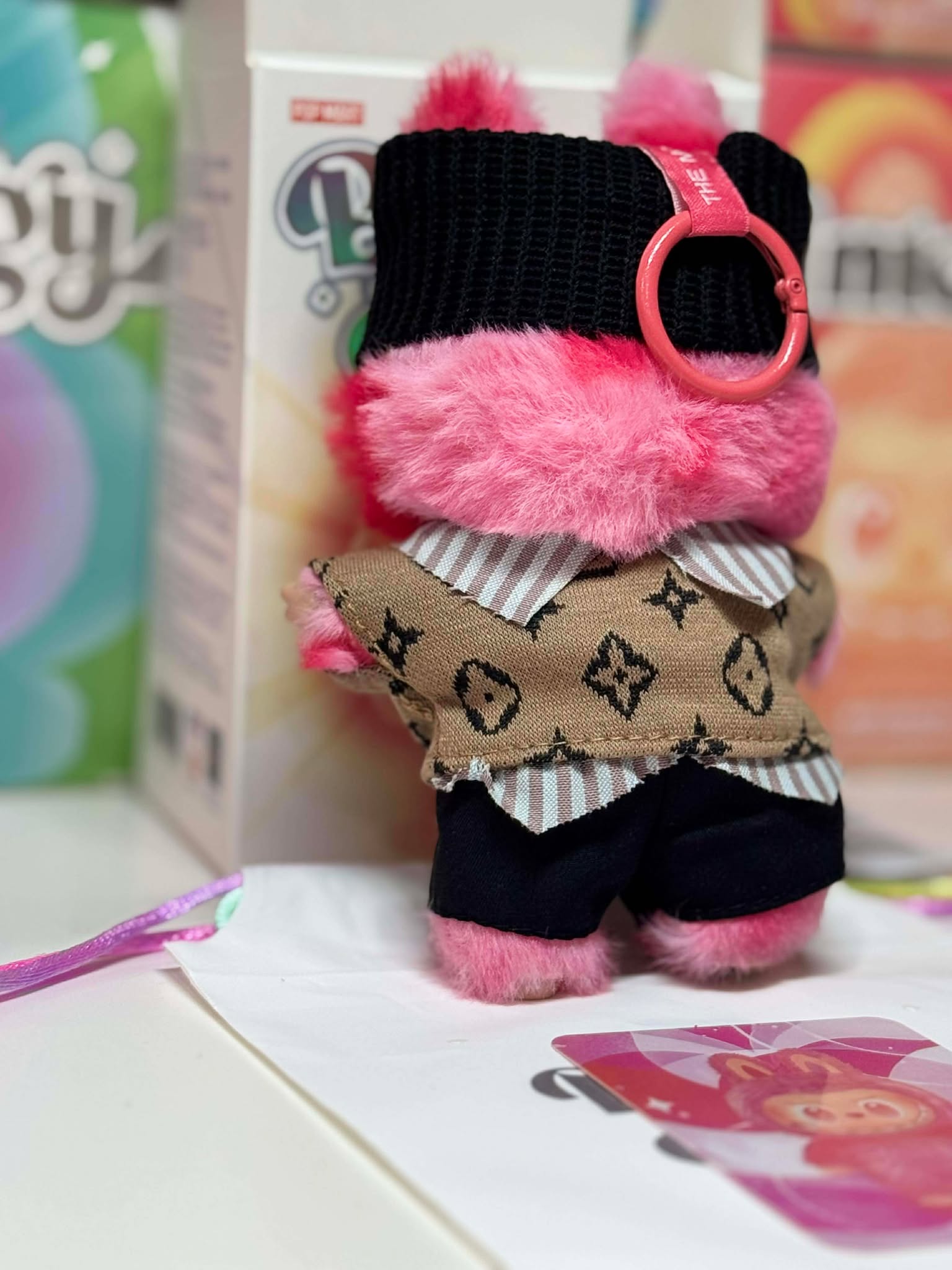 POP MART Labubu Big Into Energy – Love w/ Outfit | Authentic Designer Toy