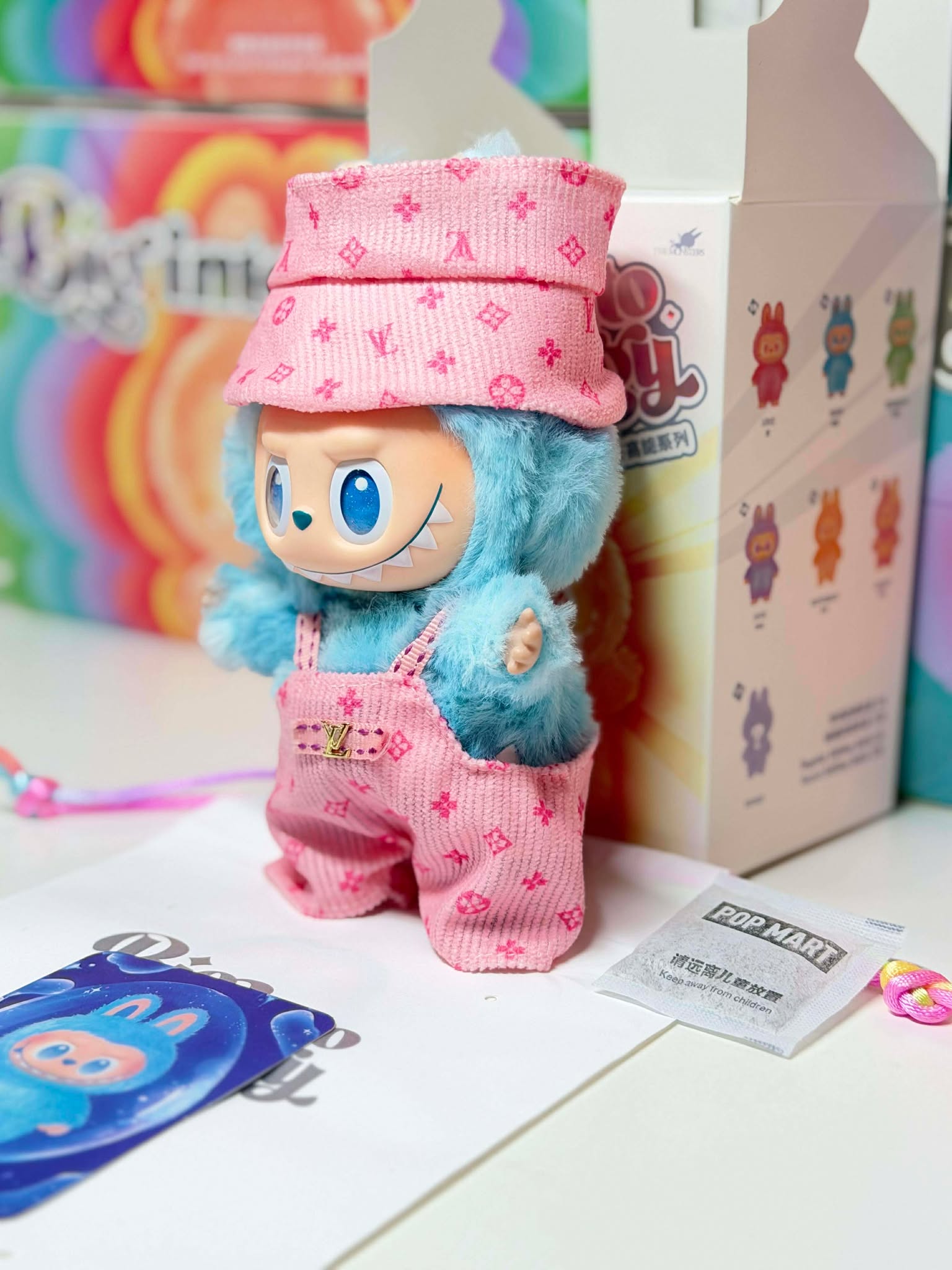 HOPE - Labubu Big Into Energy Plush – Pink Outfit | POP MART Authentic
