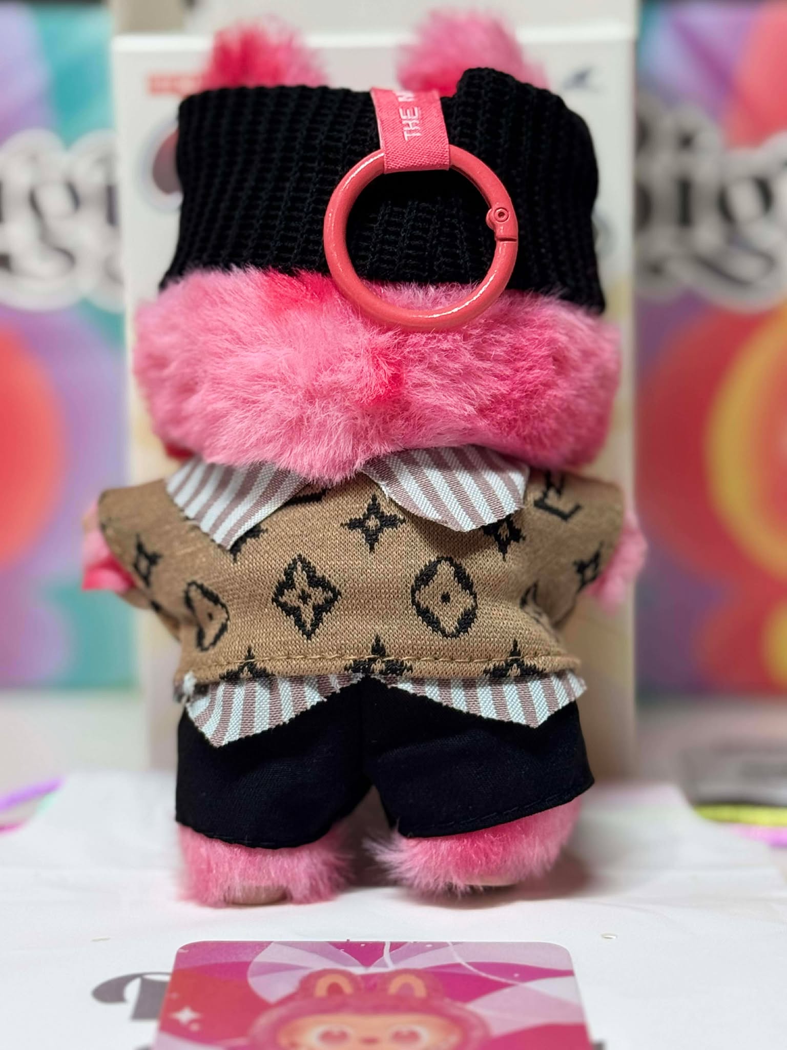 POP MART Labubu Big Into Energy – Love w/ Outfit | Authentic Designer Toy