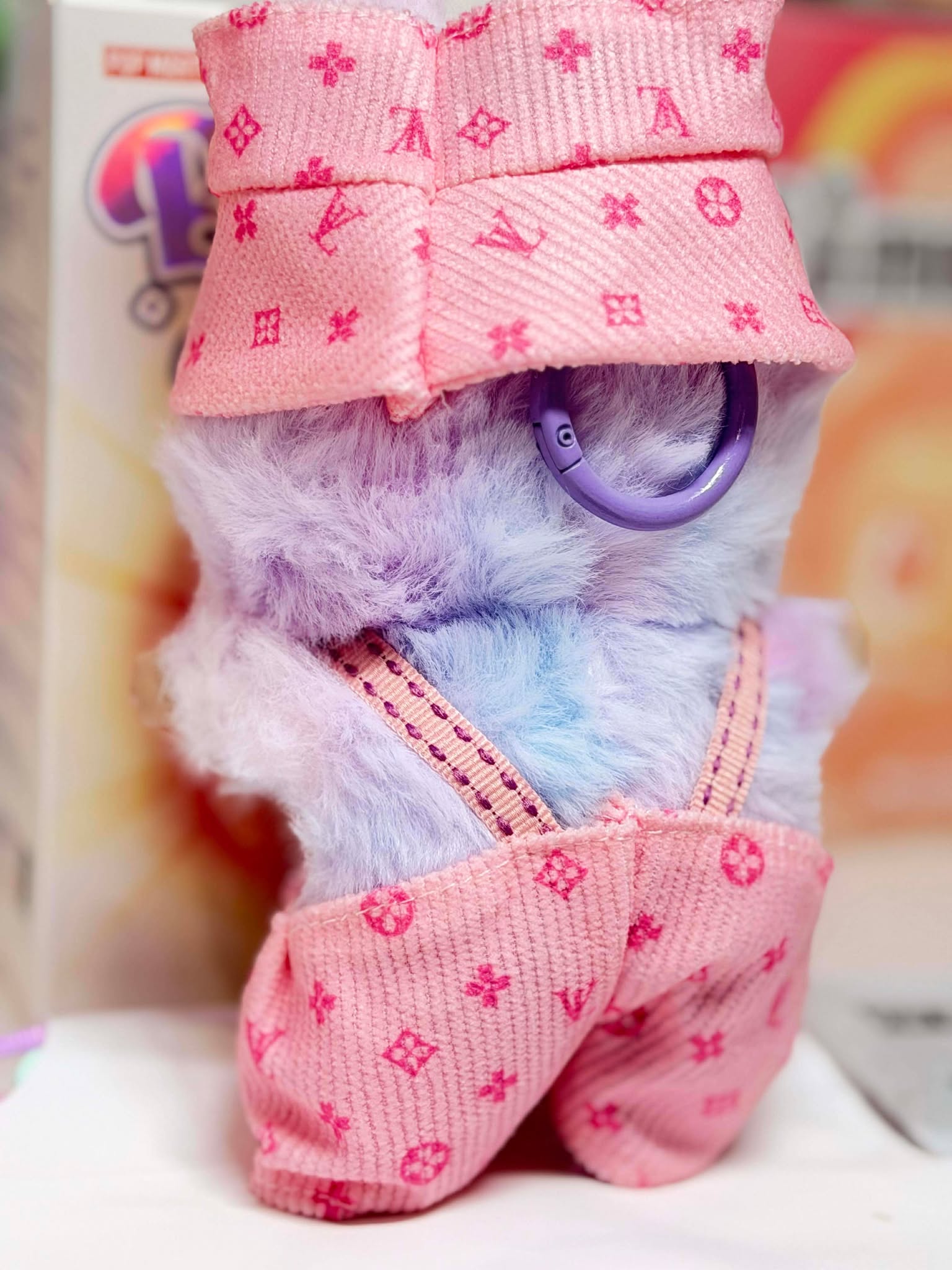 LUCK - Labubu Big Into Energy Plush – Pink Outfit | POP MART Authentic