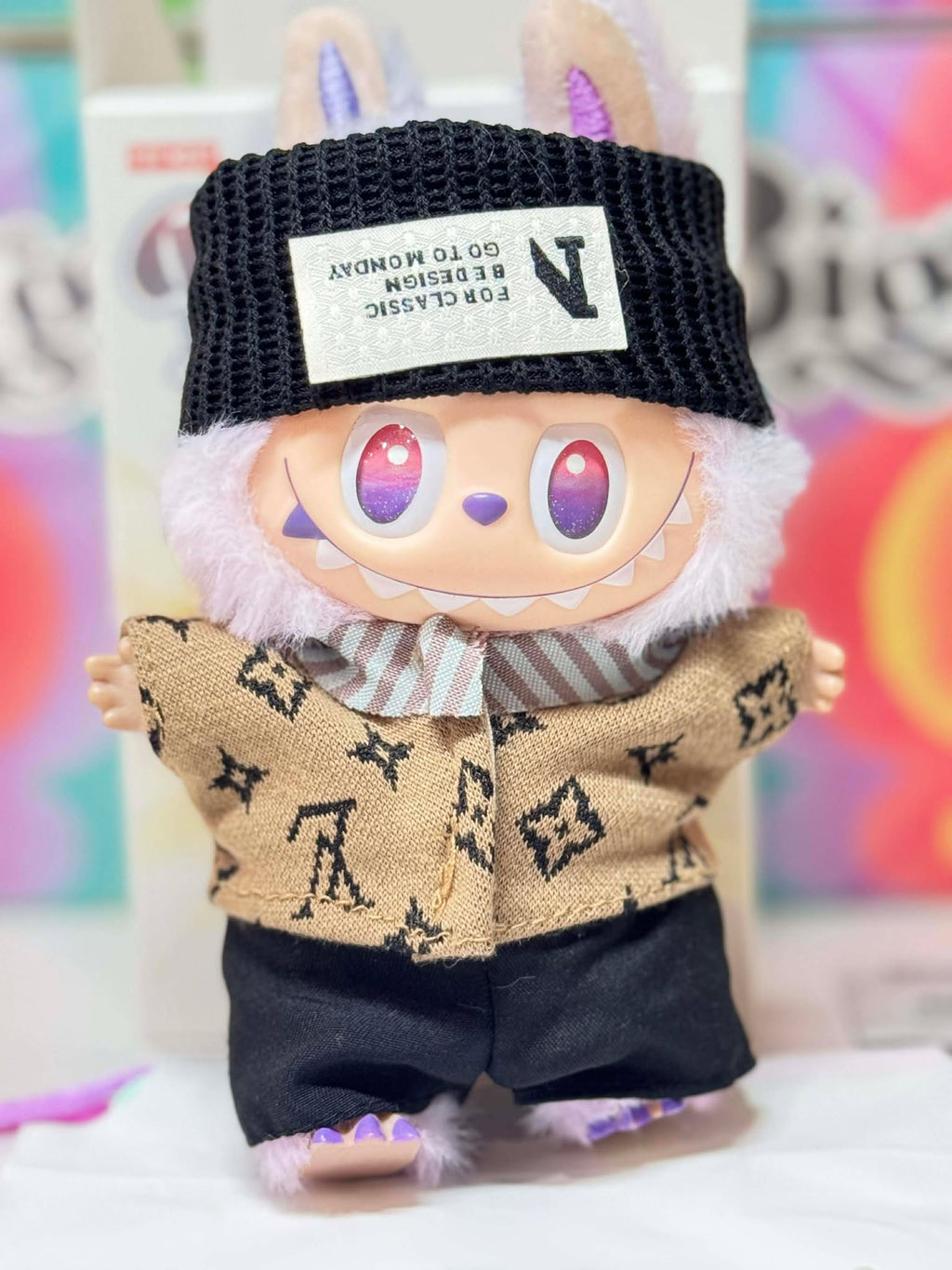 POP MART Labubu Big Into Energy – Luck w/ Outfit | Authentic Designer Toy