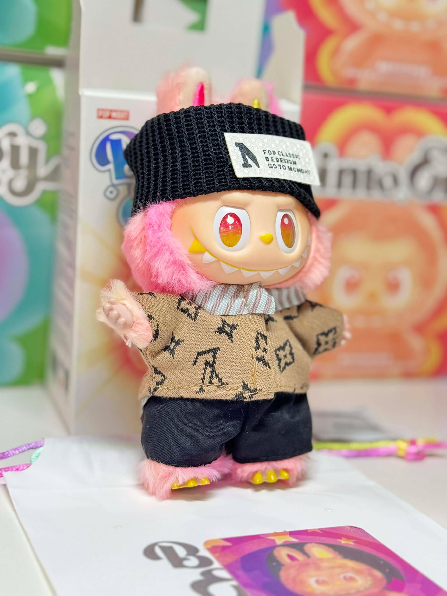 POP MART LABUBU Big Into Energy – LOYALTY 🩷 With Outfit | Authentic