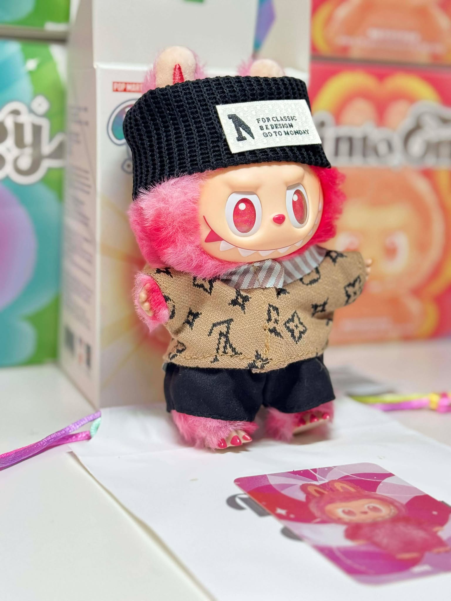 POP MART Labubu Big Into Energy – Love w/ Outfit | Authentic Designer Toy