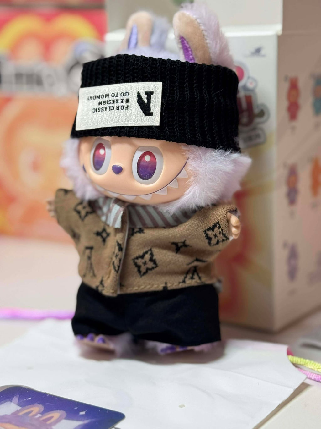 POP MART Labubu Big Into Energy – Luck w/ Outfit | Authentic Designer Toy