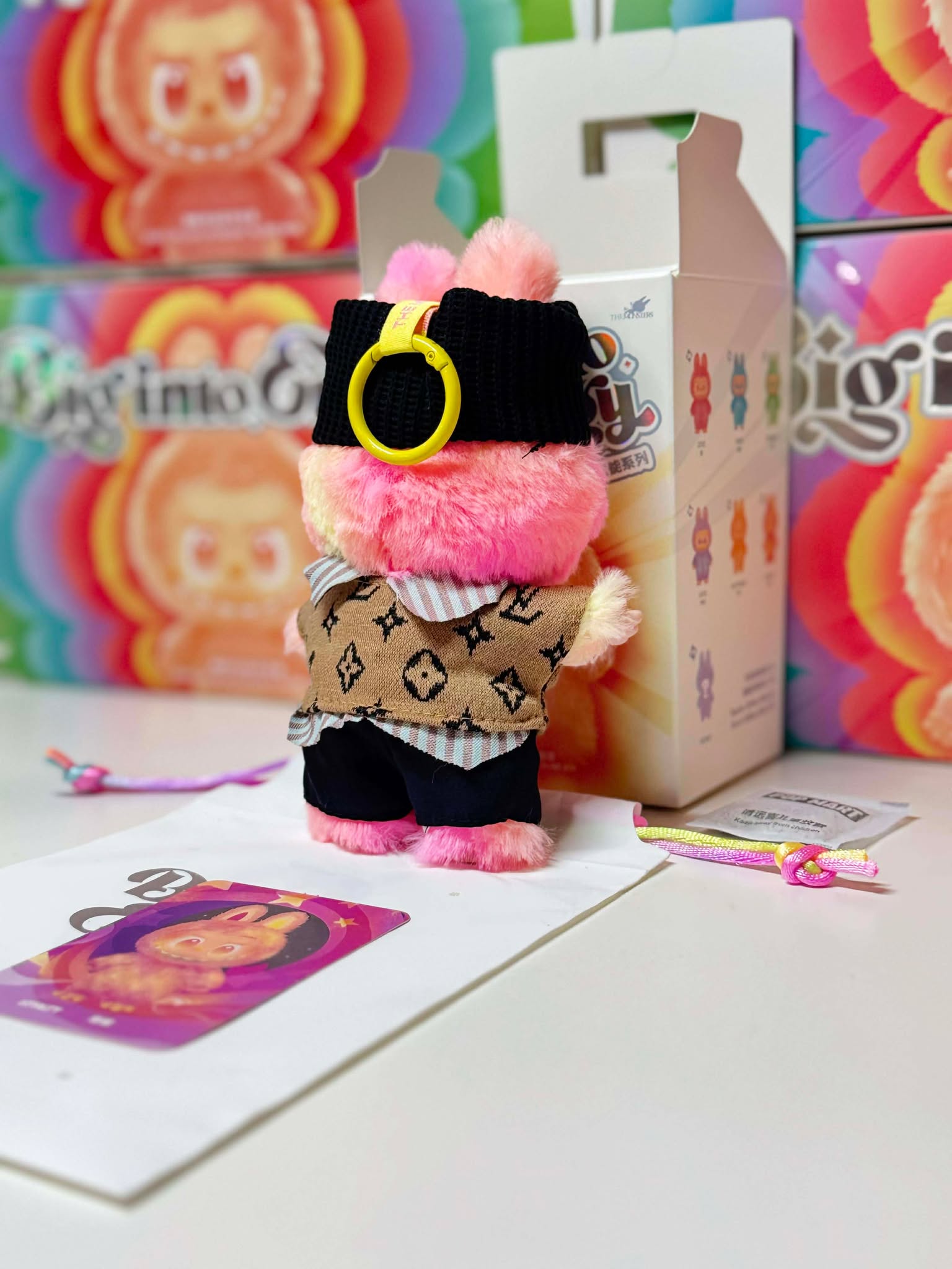 POP MART LABUBU Big Into Energy – LOYALTY 🩷 With Outfit | Authentic