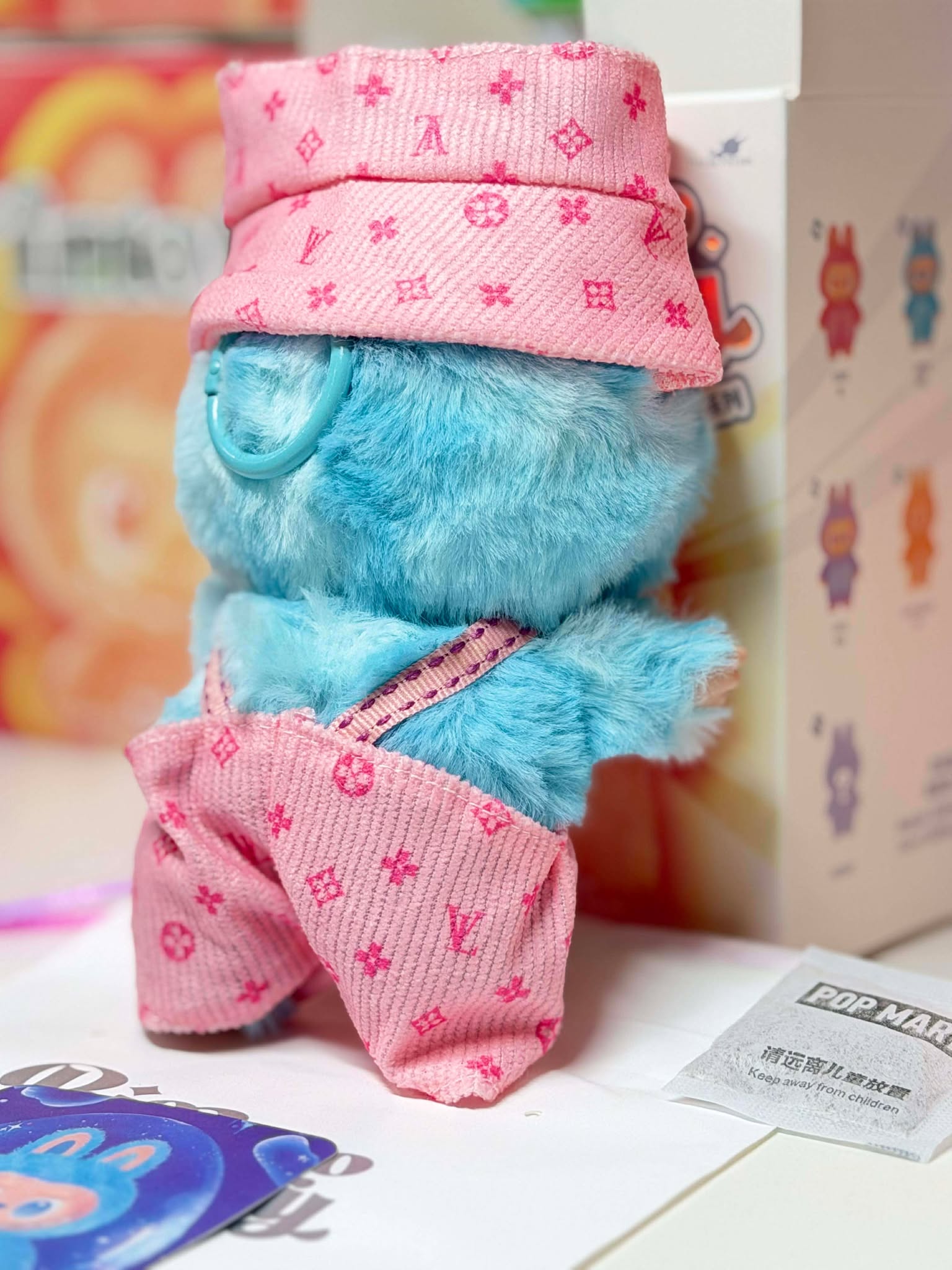 HOPE - Labubu Big Into Energy Plush – Pink Outfit | POP MART Authentic