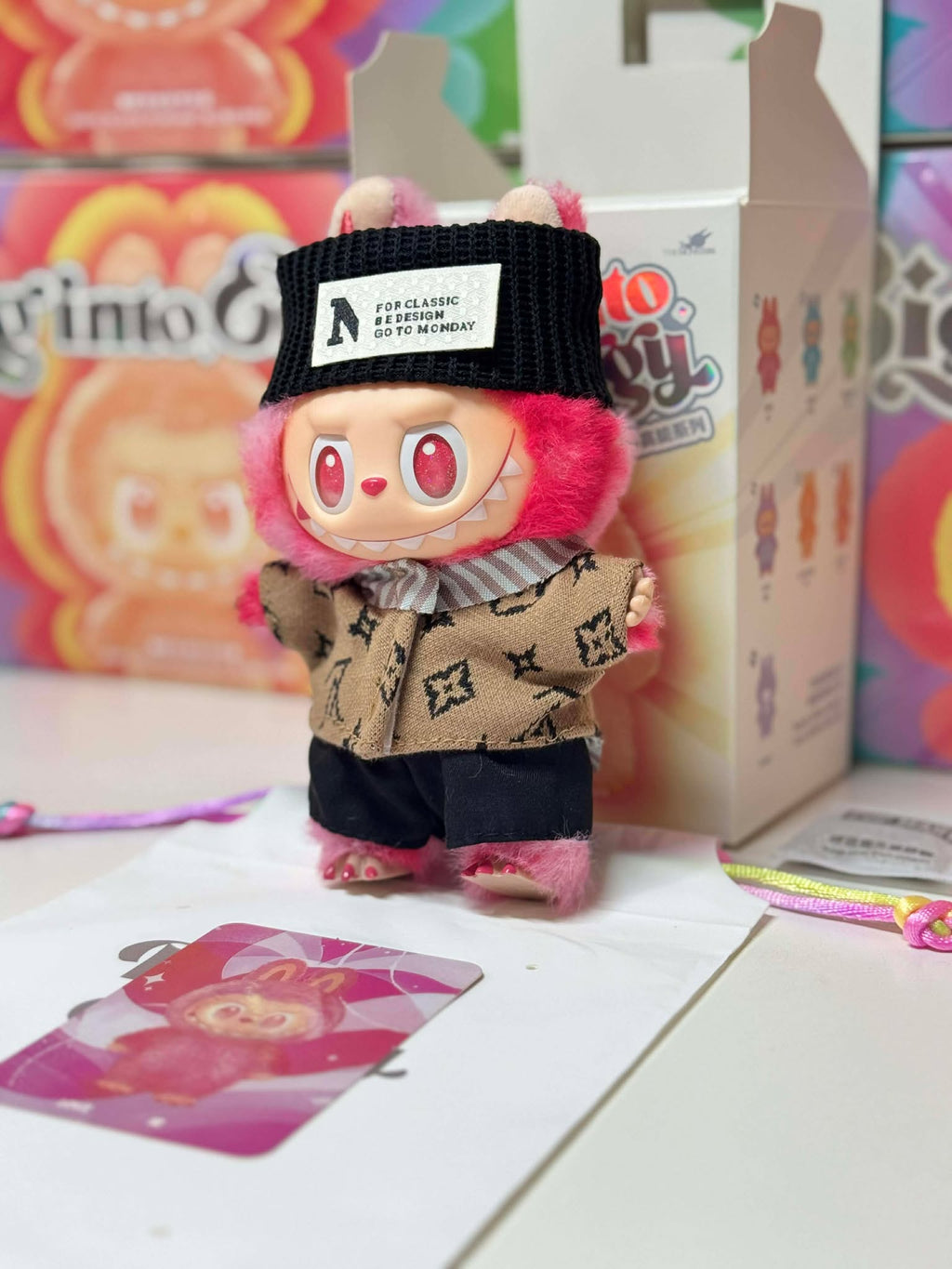 POP MART Labubu Big Into Energy – Love w/ Outfit | Authentic Designer Toy