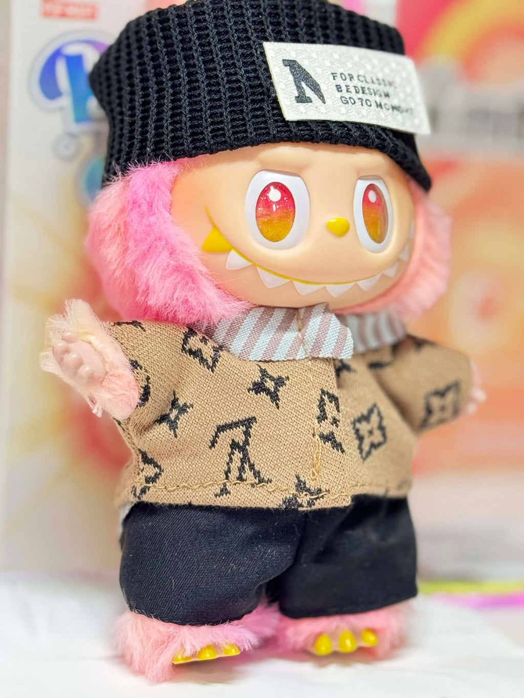 POP MART LABUBU Big Into Energy – LOYALTY 🩷 With Outfit | Authentic