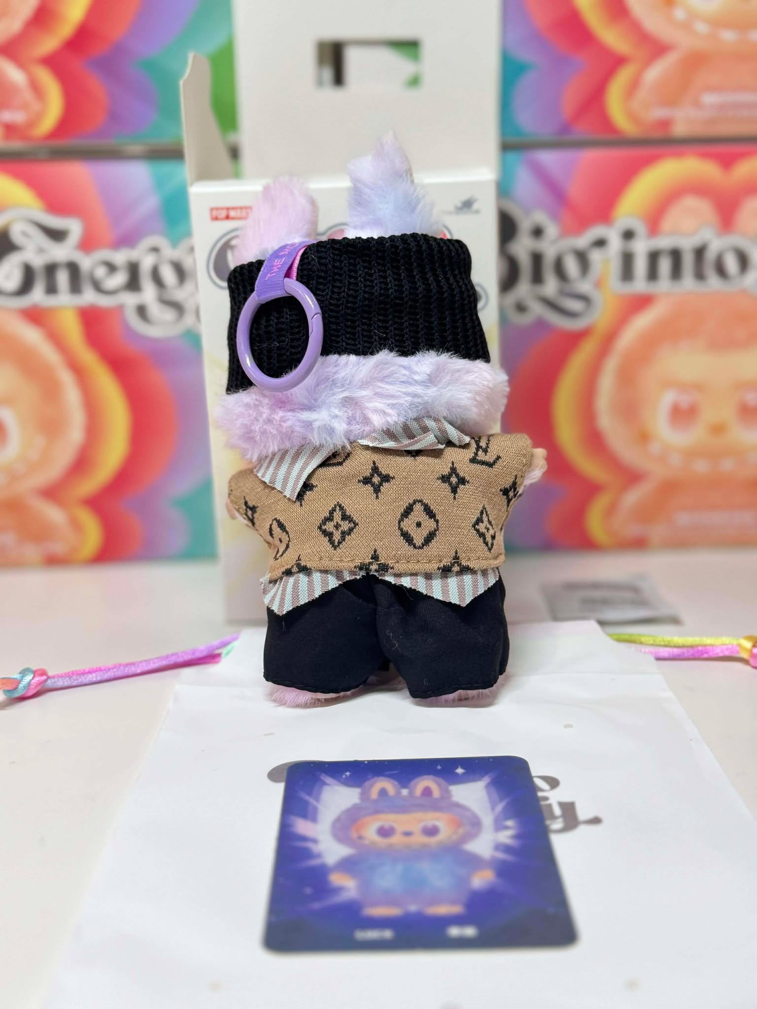 POP MART Labubu Big Into Energy – Luck w/ Outfit | Authentic Designer Toy