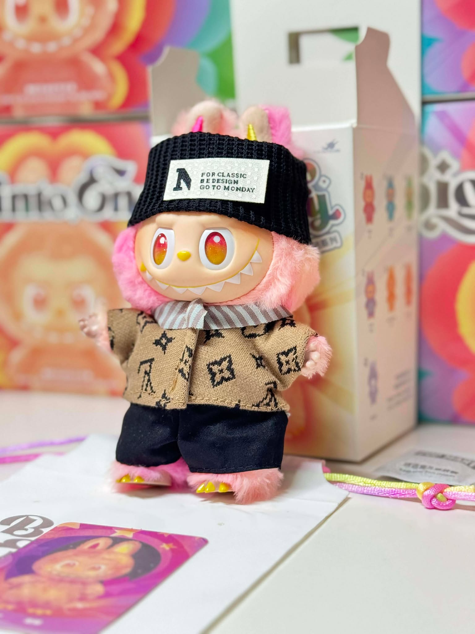 POP MART LABUBU Big Into Energy – LOYALTY 🩷 With Outfit | Authentic