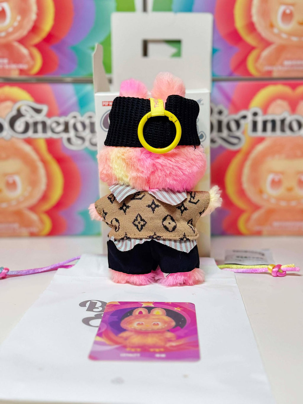 POP MART LABUBU Big Into Energy – LOYALTY 🩷 With Outfit | Authentic