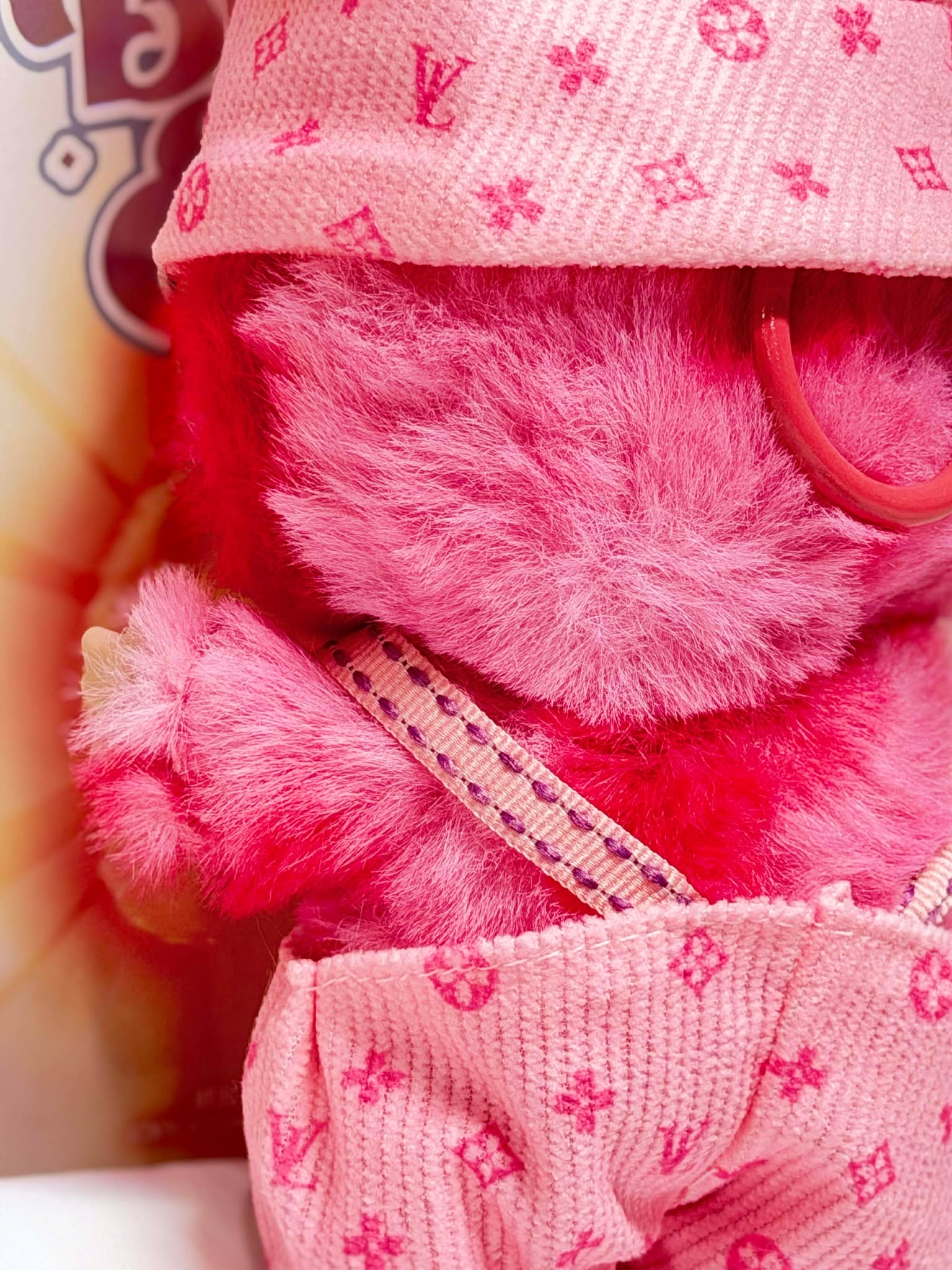 LOVE- Labubu Big Into Energy Plush – Pink Outfit | POP MART Authentic