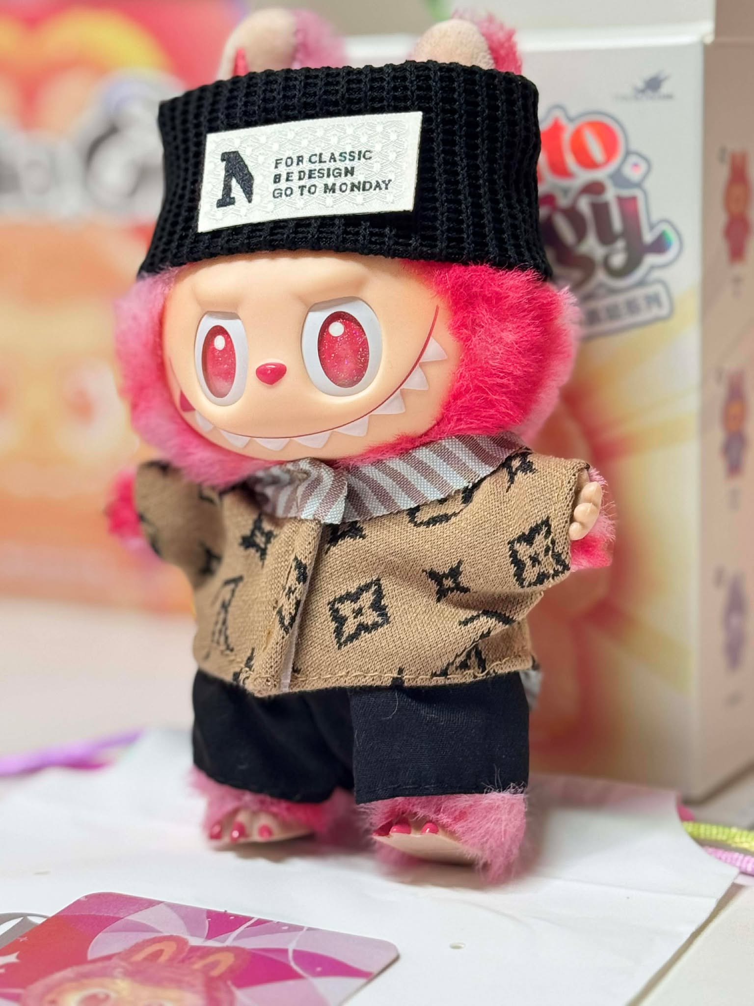 POP MART Labubu Big Into Energy – Love w/ Outfit | Authentic Designer Toy