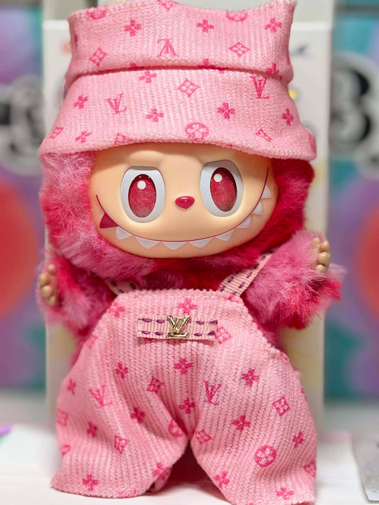 LOVE- Labubu Big Into Energy Plush – Pink Outfit | POP MART Authentic